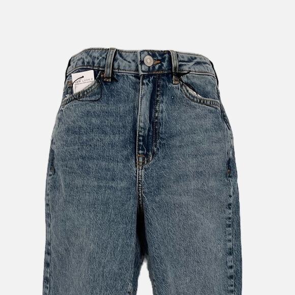 New Look Tori Mom Denim Jean in Mid Blue Size 2 - Picture 2 of 15